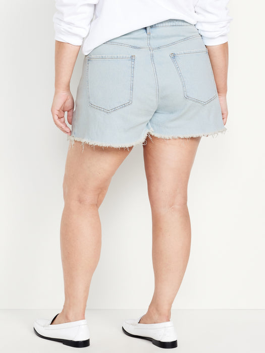 Curvy High-Waisted OG Jean Shorts -- 3-inch inseam