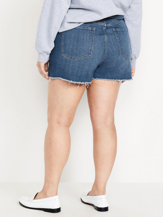 Curvy High-Waisted OG Jean Shorts -- 3-inch inseam