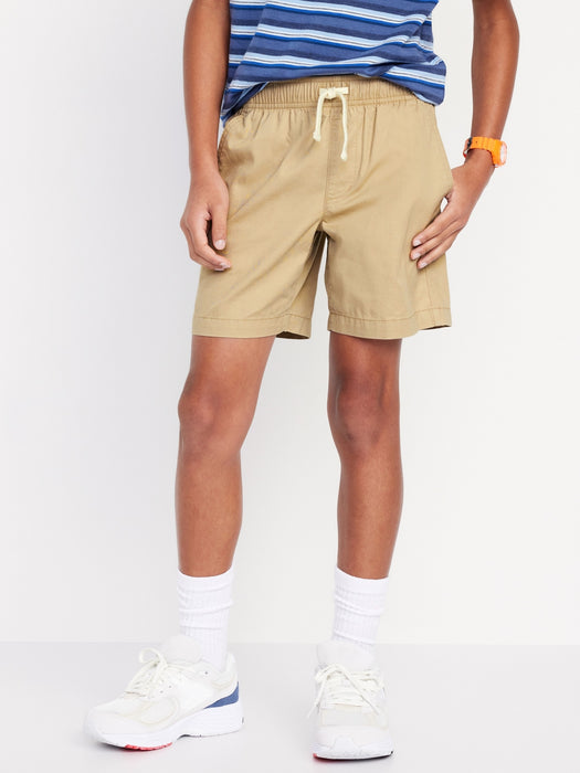 Above Knee Twill Pull-On Shorts for Boys