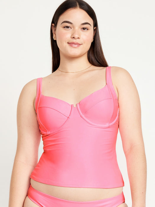 Underwire Tankini Swim Top