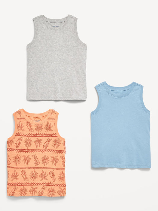 Tank Top 3-Pack for Toddler Boys