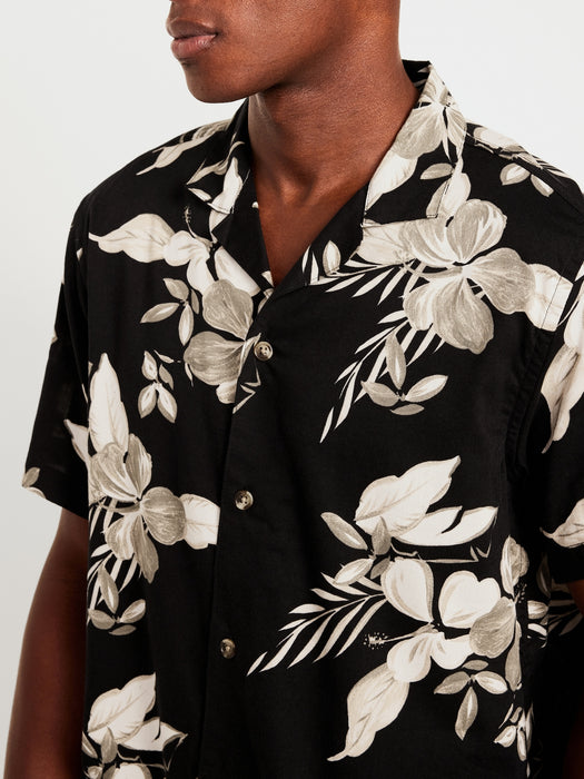 Short-Sleeve Printed Camp Shirt