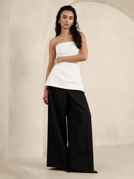 Everywhere Ponte Strapless Top
