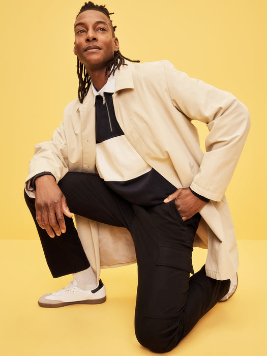 Button-Front Topcoat