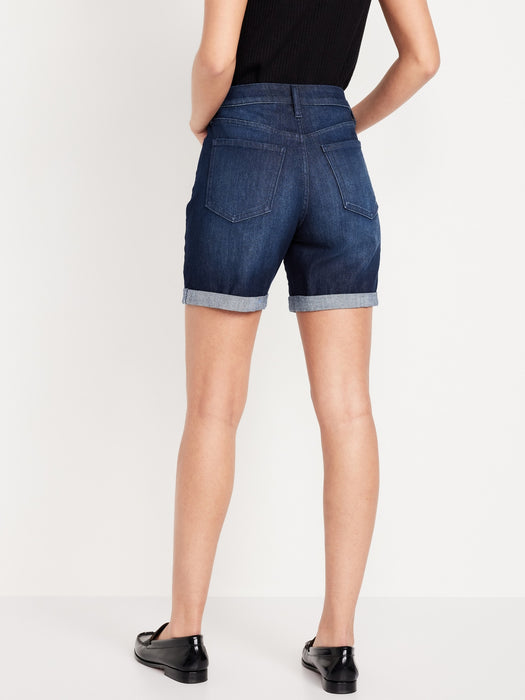 High-Waisted Wow Jean Shorts -- 7-inch inseam