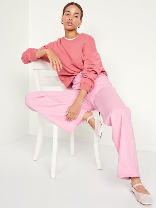 Extra High-Waisted Wide-Leg Jeans