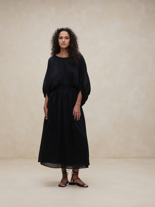 Eliana Cotton-Silk Dress