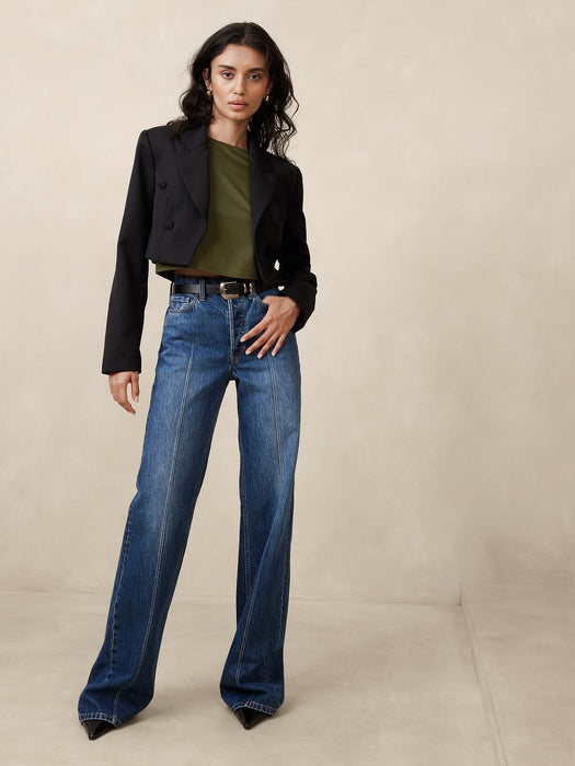 Supima® Boxy Crop T-Shirt