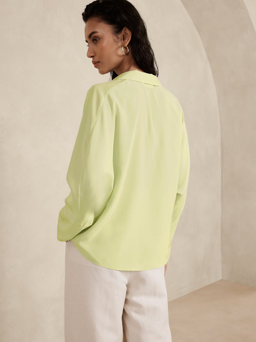 Dona Silk Dolman Top