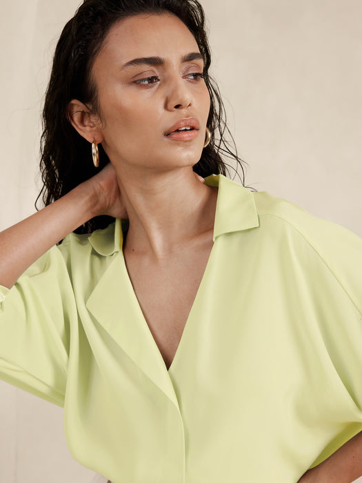 Dona Silk Dolman Top