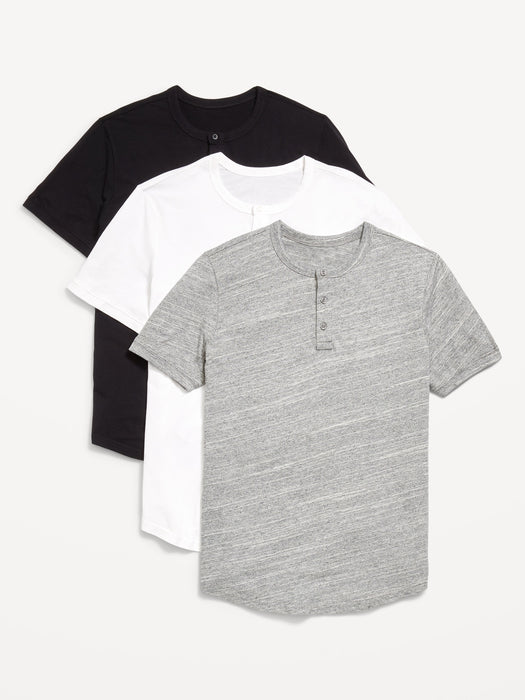 3-Pack Henley T-Shirt