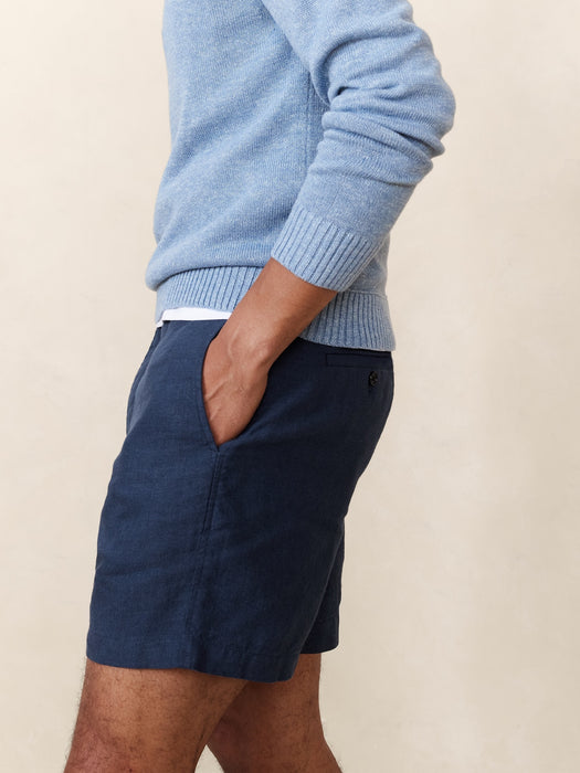 Lino 5" Linen Short