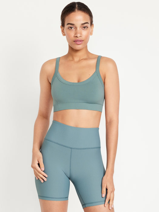 Light Support Seamless Rib-Kit Sports Bra