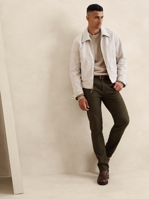 Slim Linen-Cotton Traveler Pant