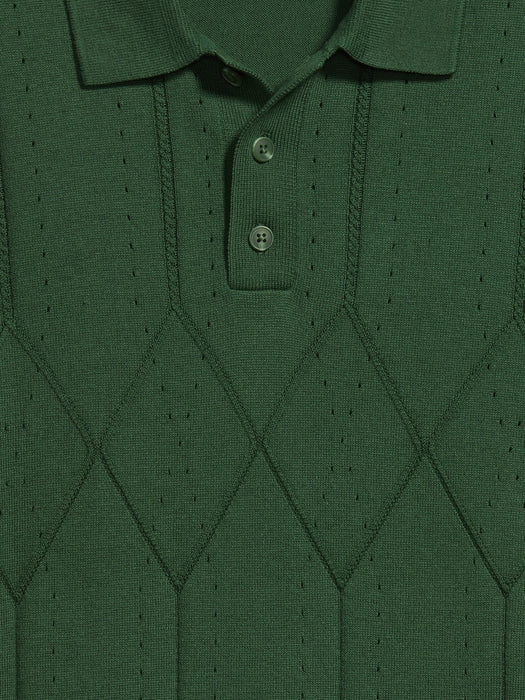 Classic Fit Polo Sweater