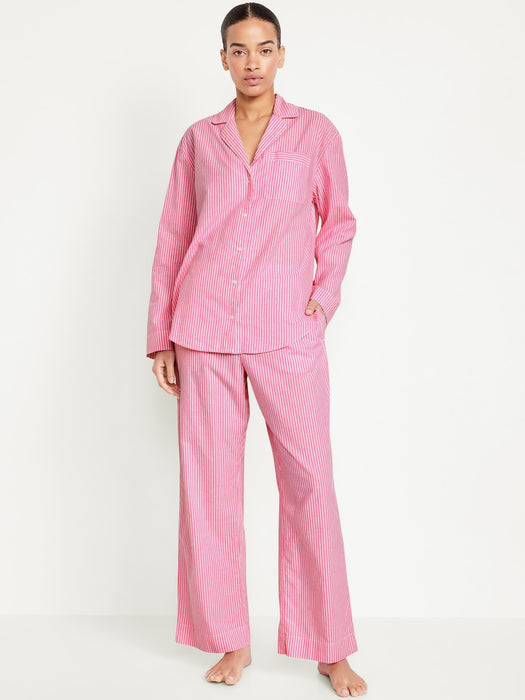 Poplin Pajama Pant Set
