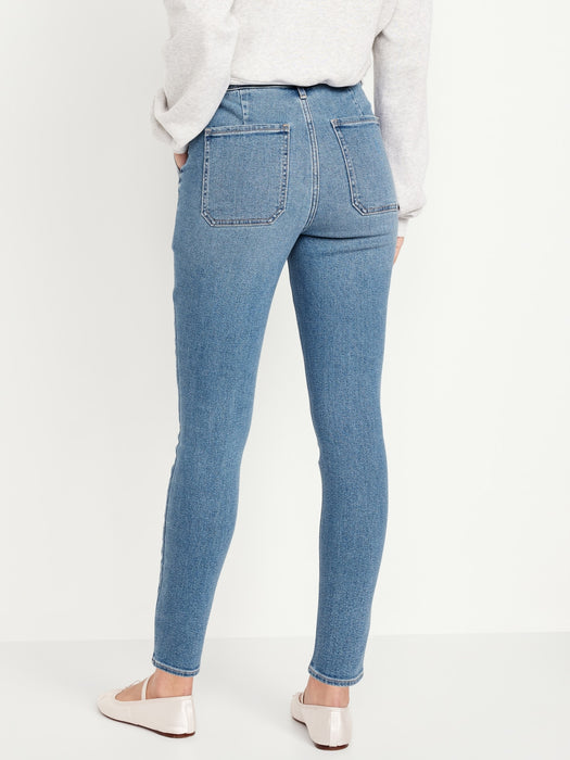 High-Waisted Rockstar Super-Skinny Jeans