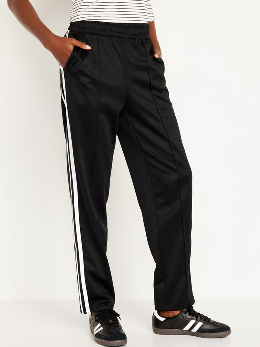 High-Waisted Performance Track Pants