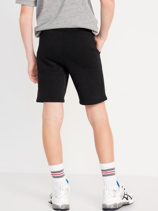 Licensed Graphic Fleece Jogger Shorts for Boys (At Knee)