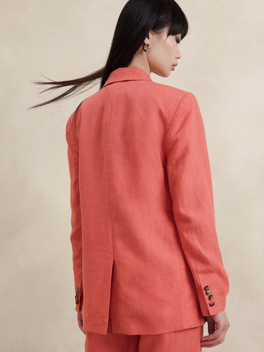 Lina Relaxed Linen Blazer