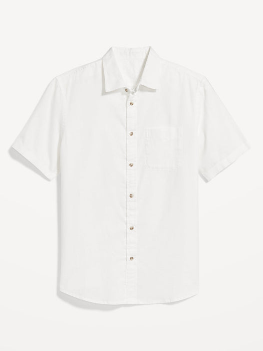 Classic Fit Everyday Linen-Blend Shirt