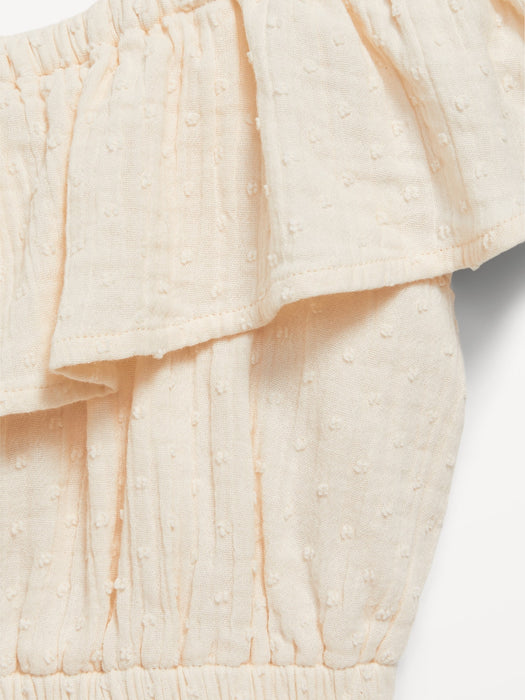 Off-Shoulder Ruffle-Trim Dress for Girls