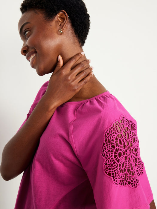 EveryWear Cutwork Top