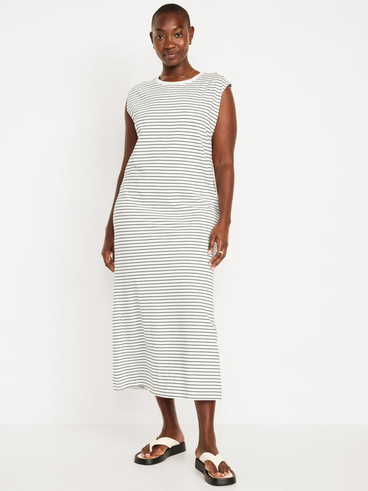 Sleeveless T-Shirt Maxi Dress