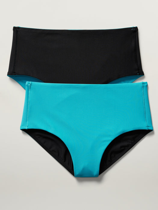 Athleta Girl Reversible High Rise Swim Bottom
