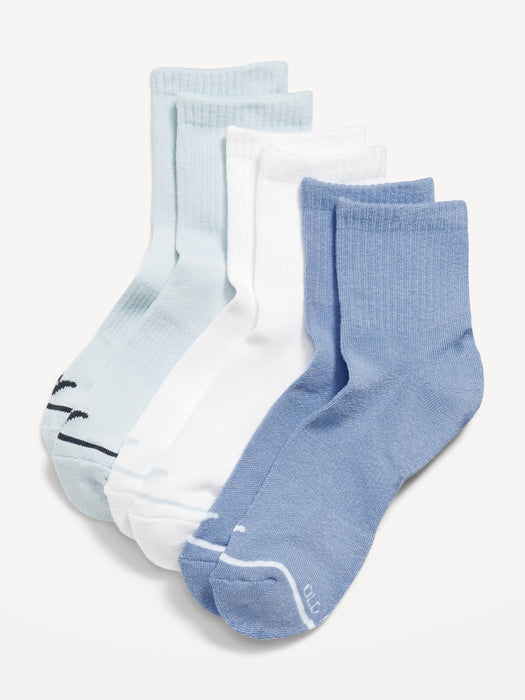Athletic Quarter-Crew Socks 3-Pack for Women