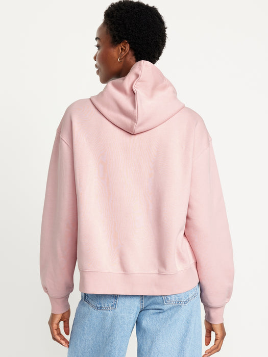 Logo Zip Hoodie Sweatshirt