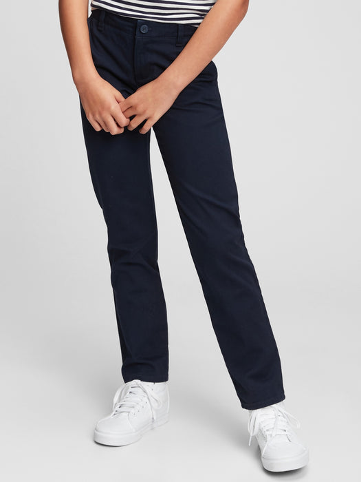 Kids Uniform Skinny Khakis with Gap Shield
