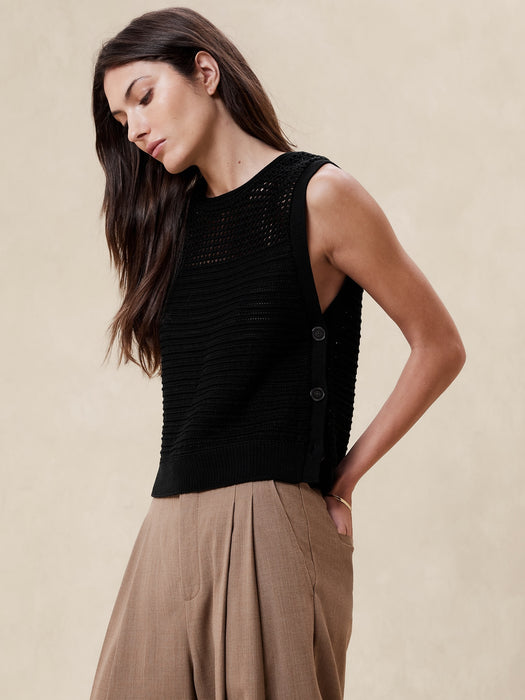 Janie Cotton Sweater Tank