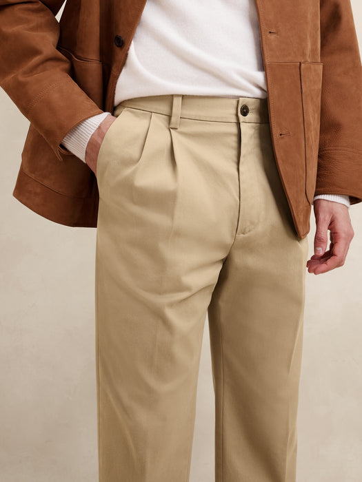 Pleated Chino