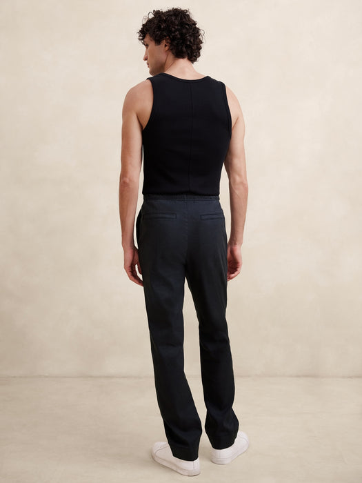 Linen-Cotton Traveler Pull-On Pant