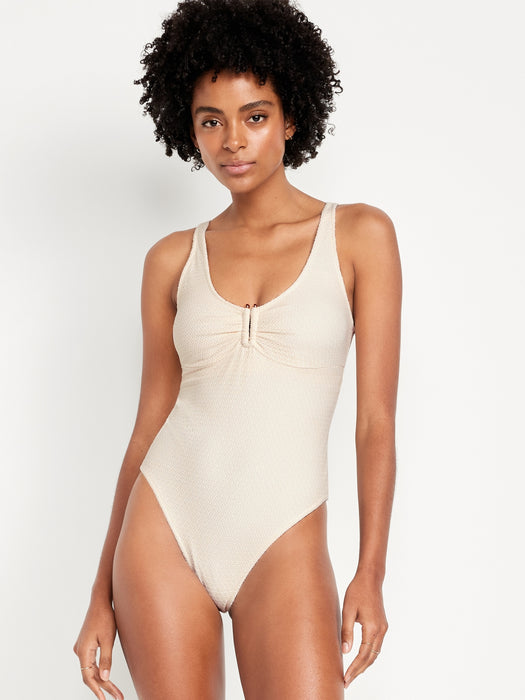 Crochet One-Piece Swimsuit
