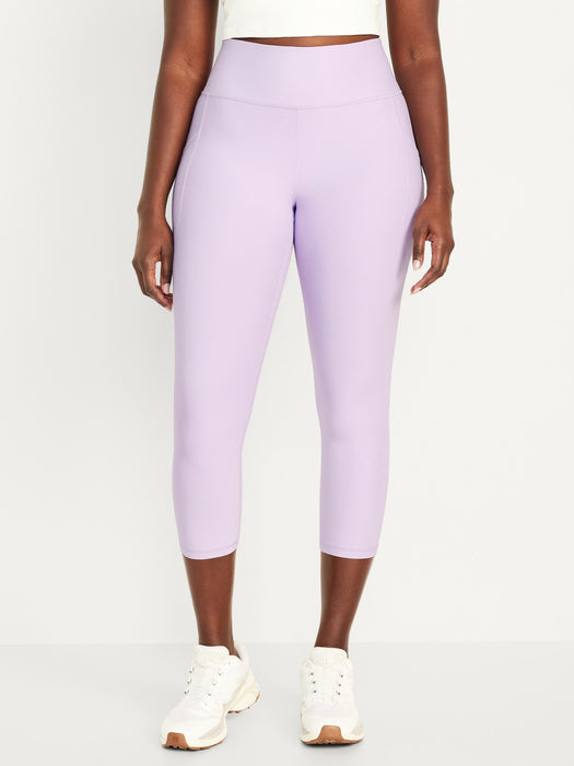 High-Waisted PowerSoft Crop Leggings