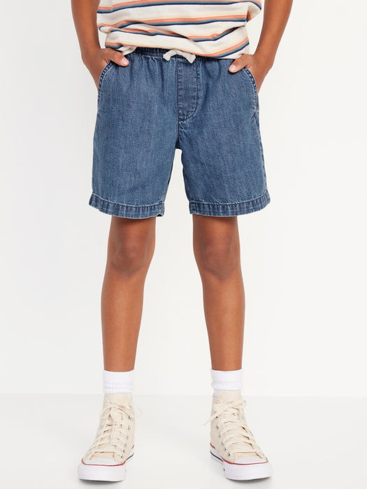 Above Knee Pull-On Jean Shorts for Boys
