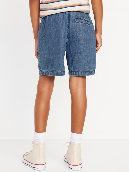 Above Knee Pull-On Jean Shorts for Boys