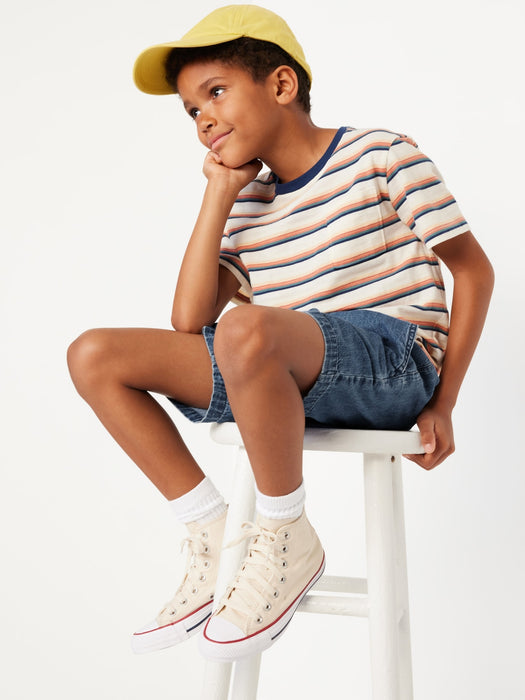 Above Knee Pull-On Jean Shorts for Boys