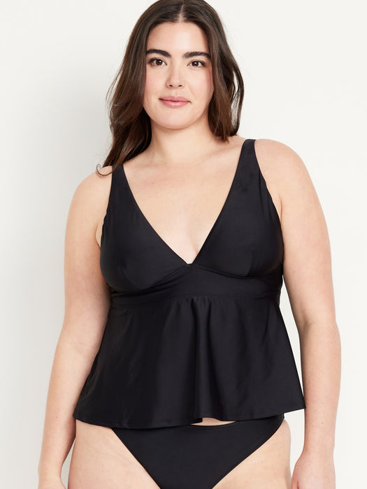V-Neck Swing Tankini Swim Top