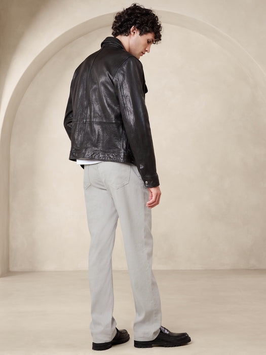 Slim Linen-Cotton Traveler Pant