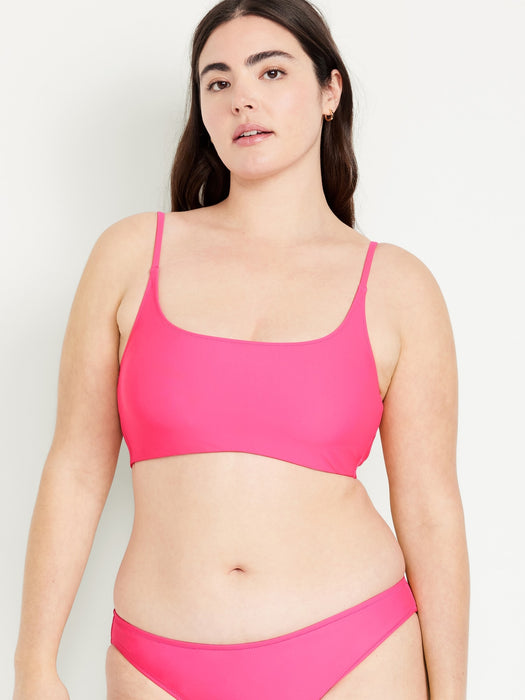 Scoop-Neck Bikini Swim Top