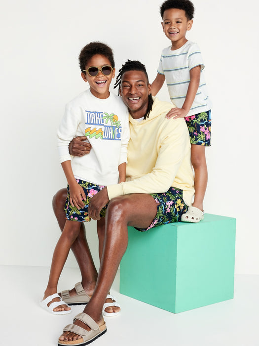 Printed Swim Trunks for Toddler Boys