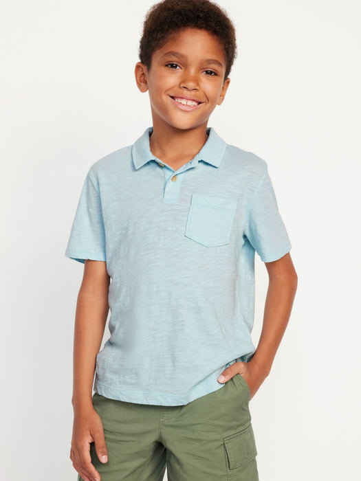 Short-Sleeve Pocket Polo Shirt for Boys