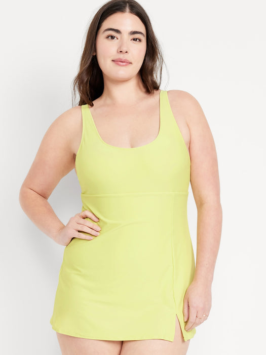 Sleeveless Swim Dress