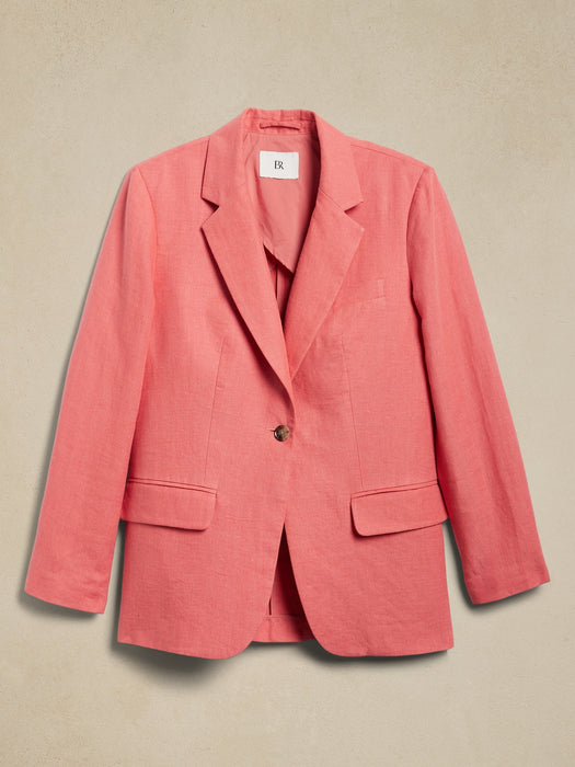 Lina Relaxed Linen Blazer