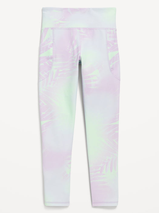 High-Waisted PowerSoft Side-Pocket Leggings for Girls