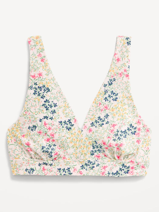 V-Neck No-Show Bralette Top