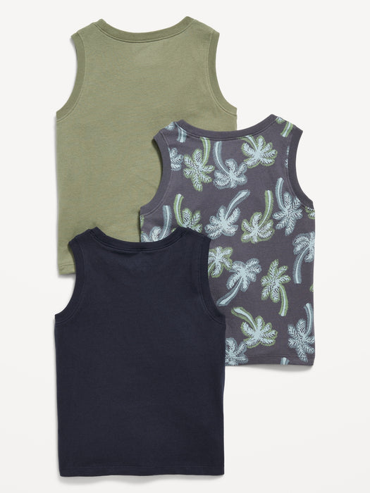 Tank Top 3-Pack for Toddler Boys